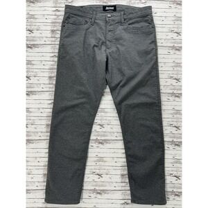 Revtown Decade Denim Sharp Fit Grey Jeans Mens W34 L30 Stretch Cotton Blend Tech